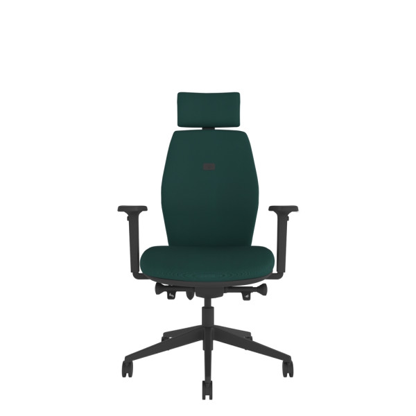Solo Medium Back Chair Small Seat with Headrest